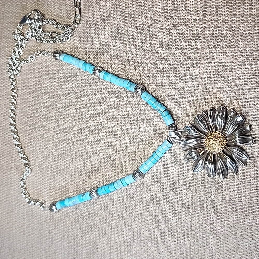 New Brighton Daisy Dee Turquoise Necklace, NWT